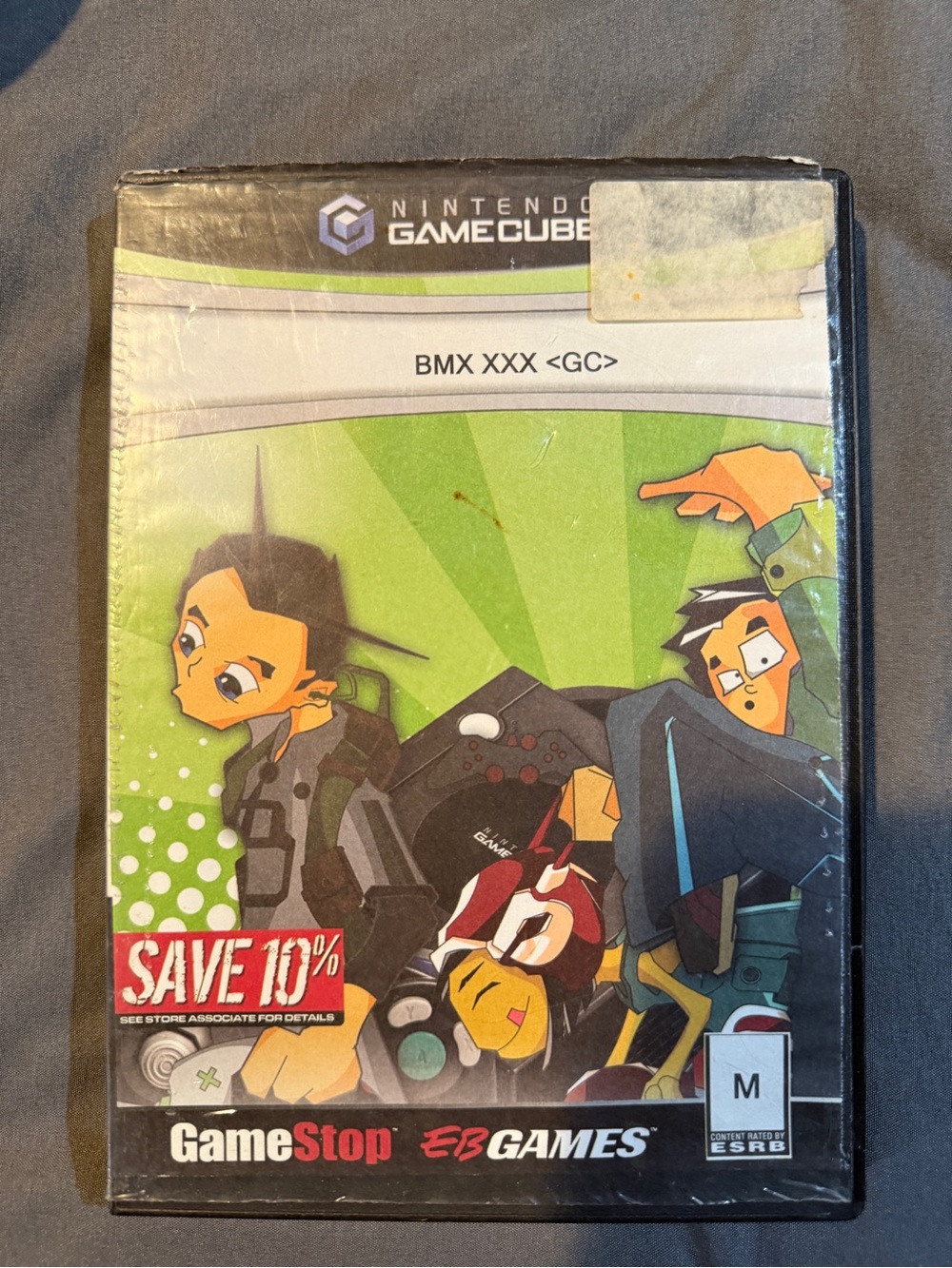 Nintendo GameCube BMX XXX - Green Artwork Cover